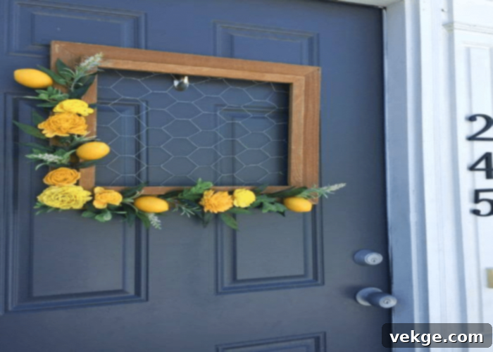 A Wreath Using Chicken Wire
