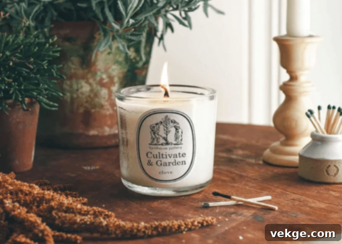 Rustic Farmhouse Candles and Holders