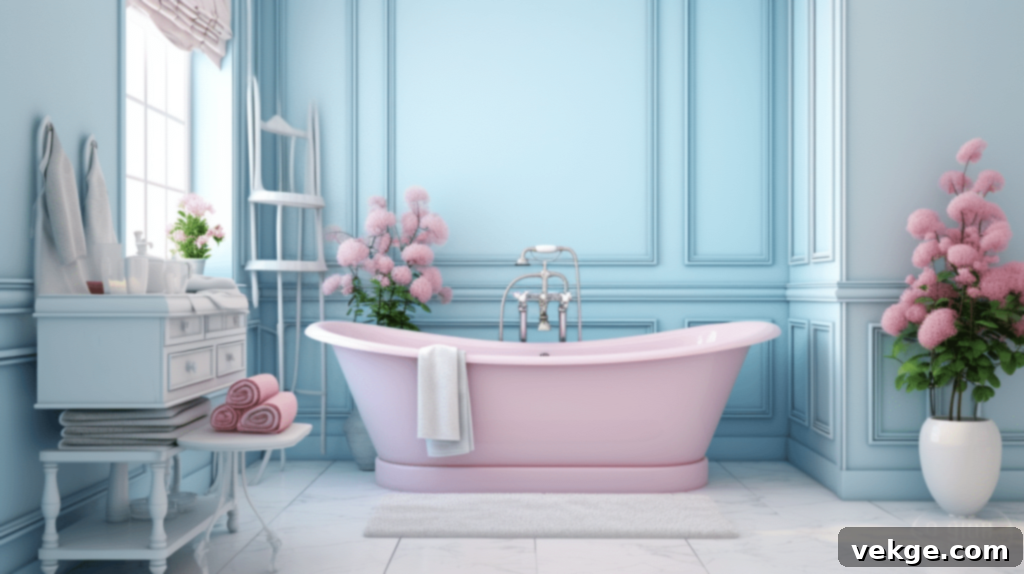 Select blue or pink