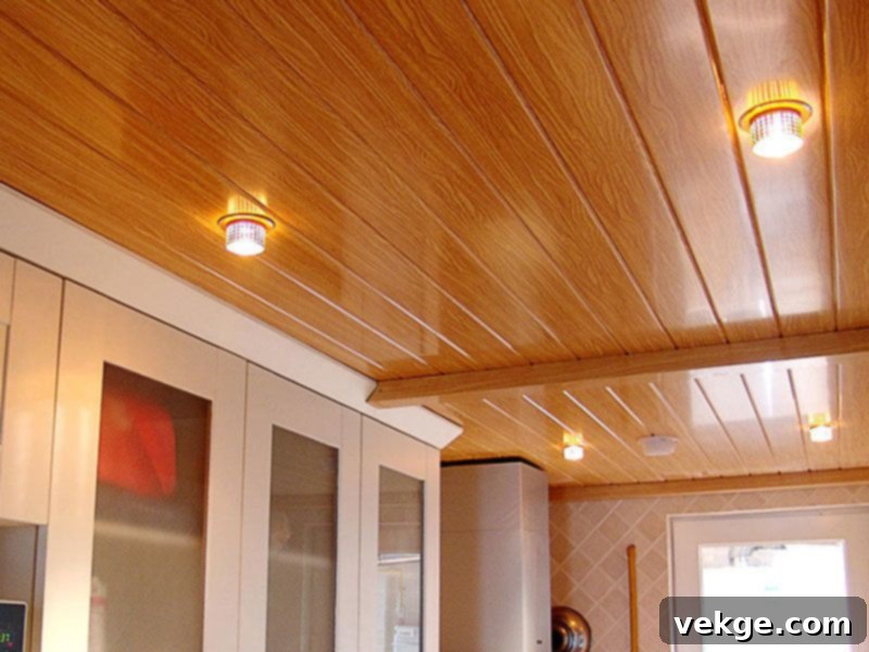 PVC ceiling kitchen