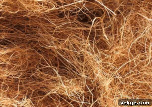 Coir filling for sofa cushions