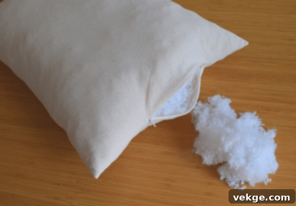 Traditional stuffing for sofa cushions
