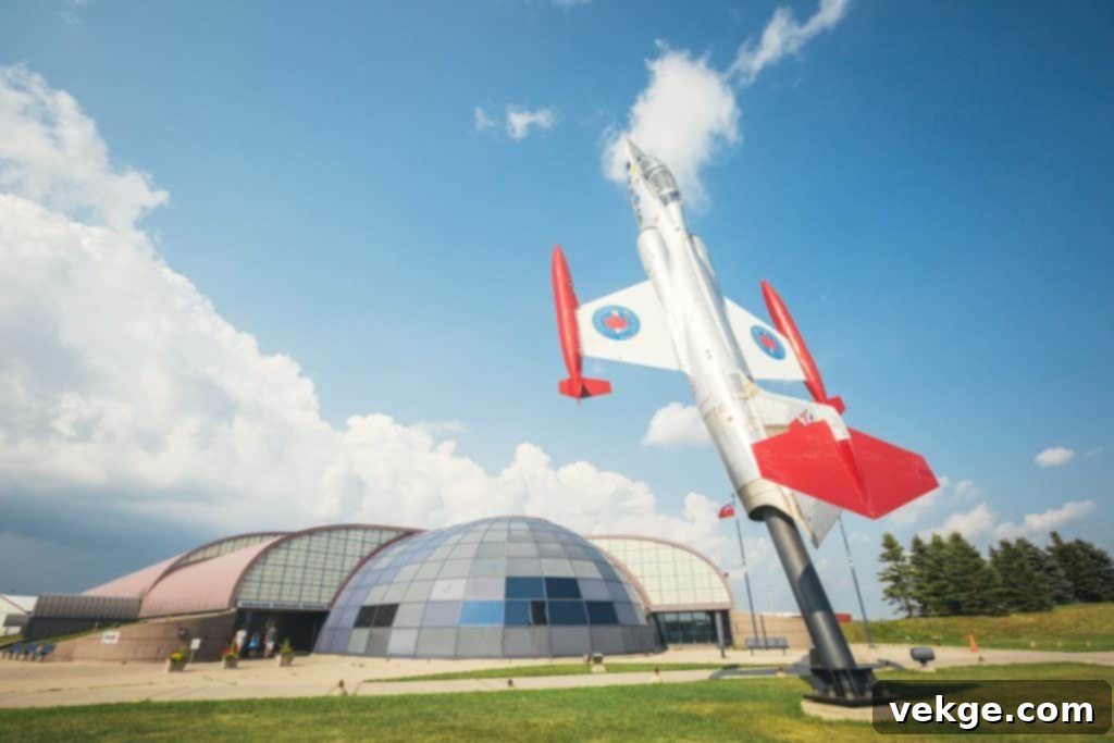 Canadian Warplane Heritage Museum, featuring a unique modern design