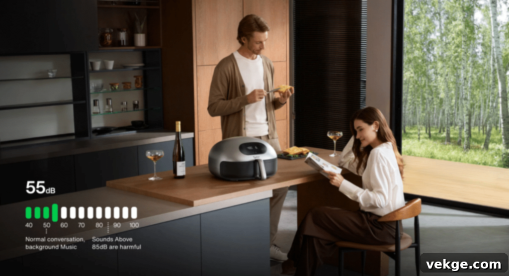 Typhur Dome Air Fryer Whisper-Quiet Operation