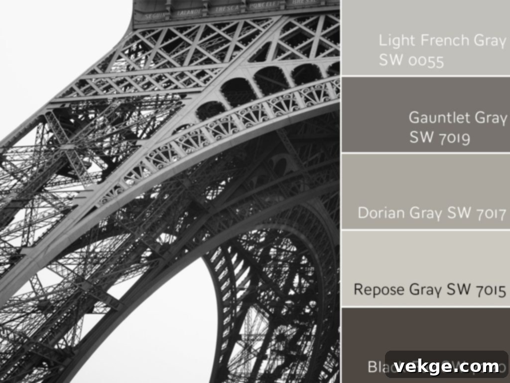 Serene French Color Palette: Neutral tones with subtle accents of blue and green