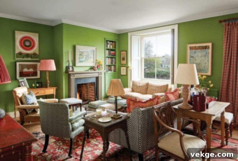 Bright Colors for the Interiors