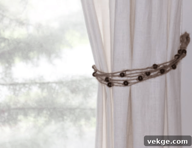 Creative Curtain Tie-backs