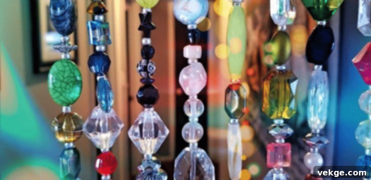 DIY Beaded Window Hanging