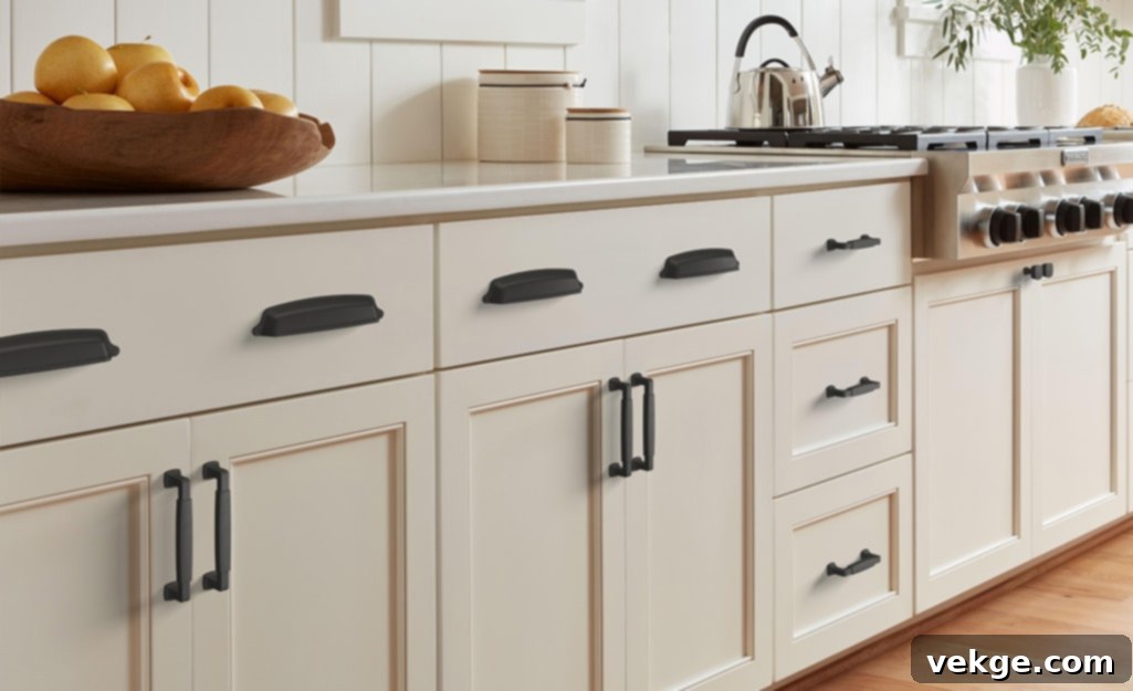 Modifying the Kitchen Cabinet Handles