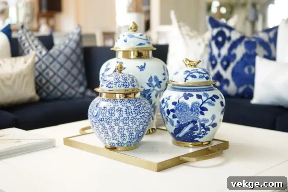 Classical Blue and White