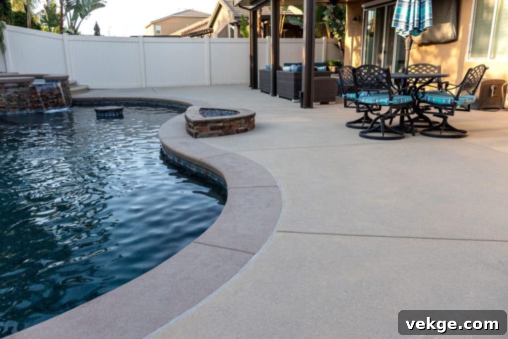 Types of Materials Used for Pool Deck Resurfacing