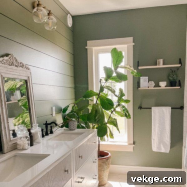 Evergreen Fog Bathroom Ideas