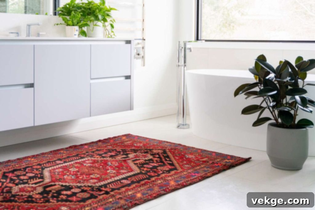 Get a Better Bathroom Rug