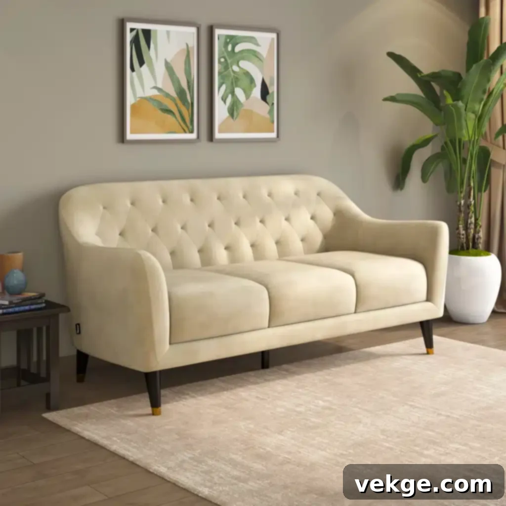 Basic Beige Sofa