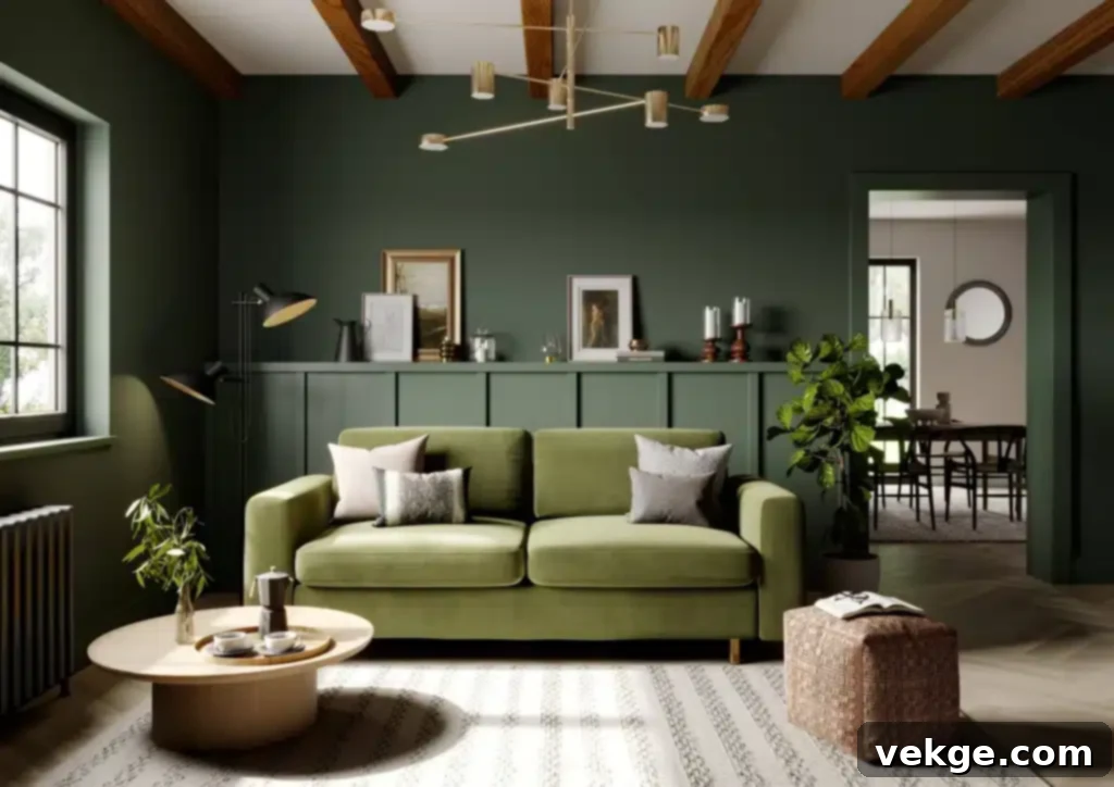 Olive Green Sofa