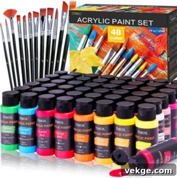 Repainting with Old Paint Bottles