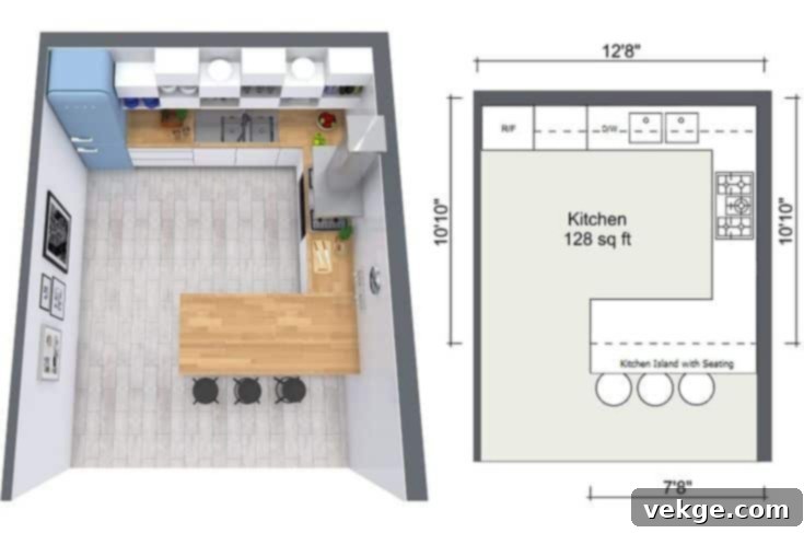 Plan the Layout of The Kitchen