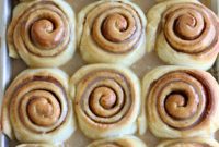 Giant Cinnamon Swirls with Golden Brown Butter Glaze