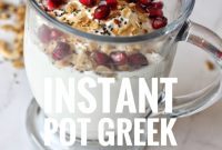 Creamy Homemade Instant Pot Greek Yogurt