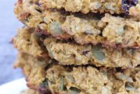 Pumpkin Cranberry Breakfast Cookies