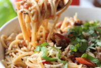 Sausage Pasta with Smoky Tomatoes and Fresh Basil