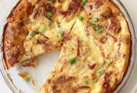 Hearty Bacon and Swiss Quiche