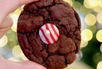 Peppermint Kiss Chocolate Cookies