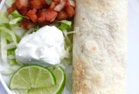 Golden Baked Chicken & Cheese Burritos