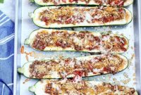 Loaded Zucchini Boats