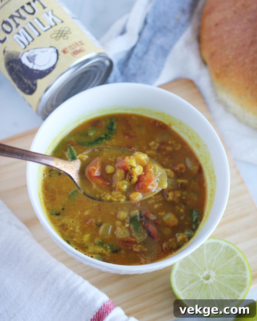 Tropical Coconut Lime Lentil Soup 1 featured 526