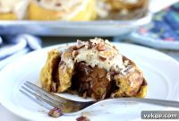 Artisan Sourdough Pumpkin Swirls with Nutty Brown Butter Frosting