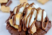 Gooey Smores Chocolate Chunk Cookies
