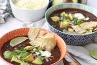 Hearty Instant Pot Black Bean Soup