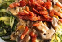 Creamy Mushroom Zoodle Delight