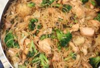 Sweet & Sticky Teriyaki Chicken Noodles