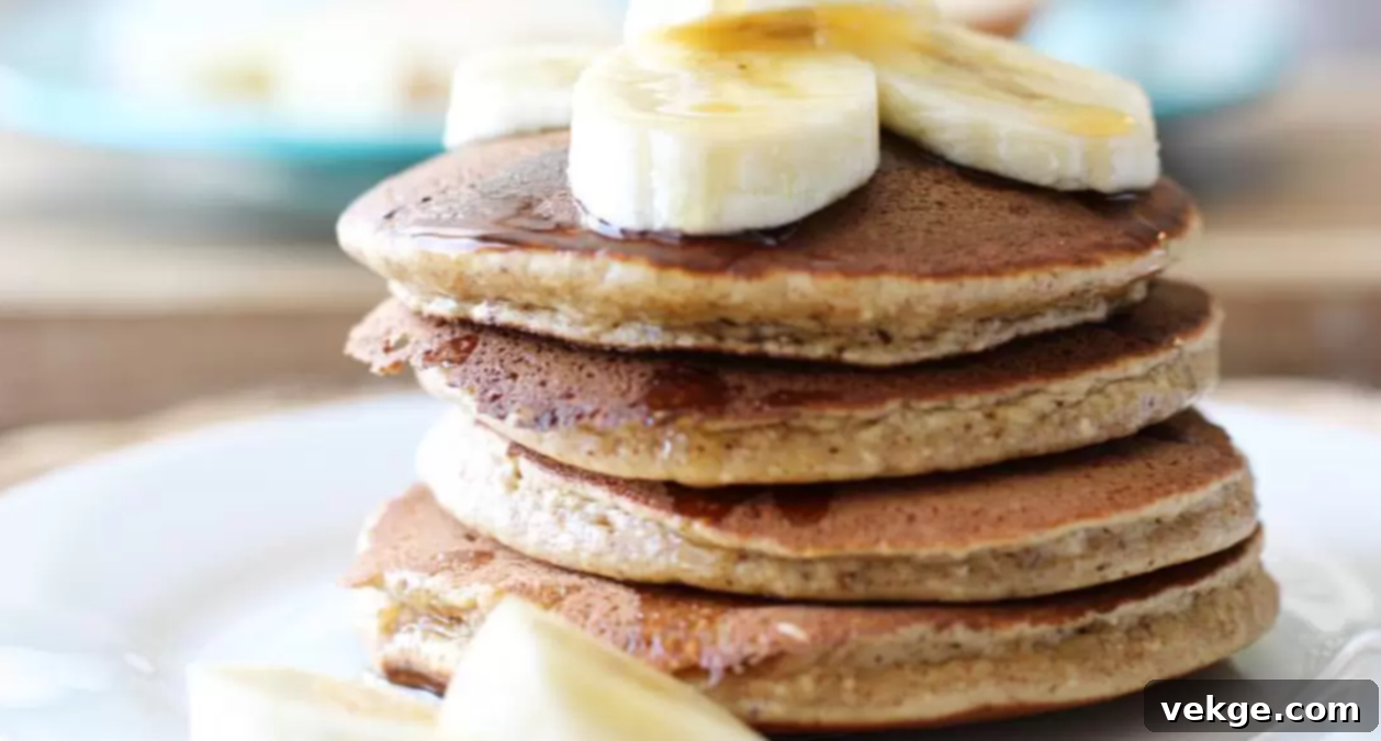 Wholesome Banana Flapjacks 4 Delicious banana egg pancakes ready to serve