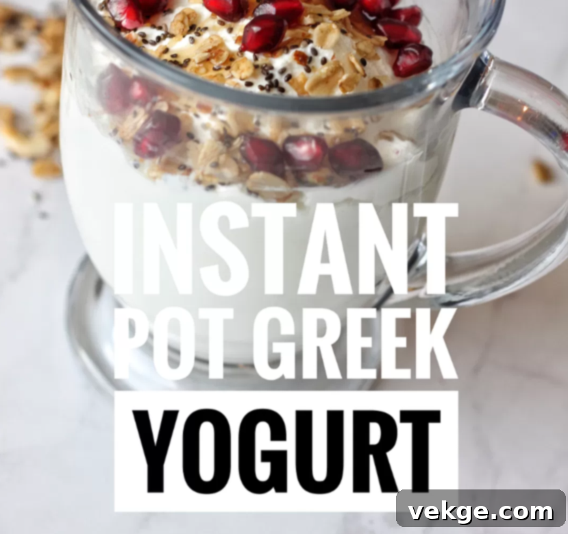 Instant Pot Greek Yogurt
