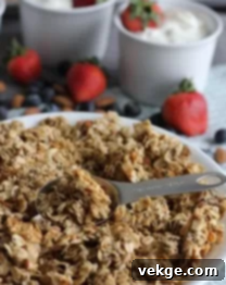 Toasted Coconut Almond Granola 4 Delicious homemade Coconut Almond Granola