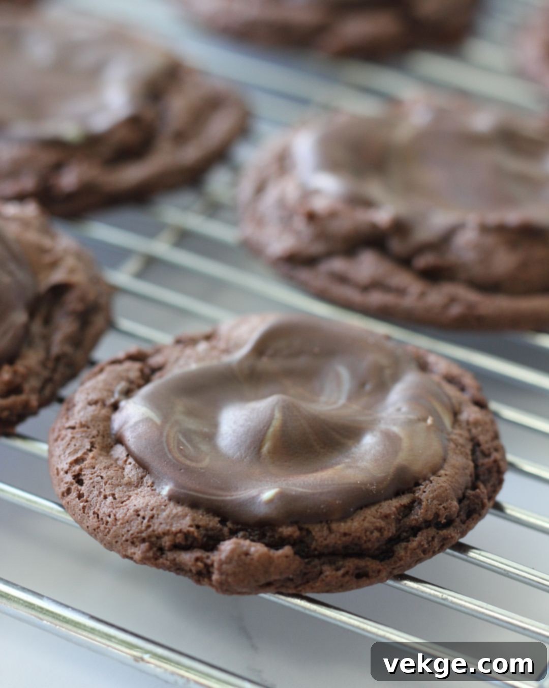 Decadent Andes Mint Cookies 4 Andes mint cookies dough ready for baking