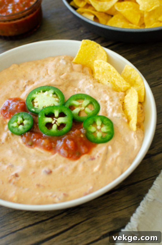 Jake's Signature Cream Cheese Bean Dip 2 Delicious Cream Cheese Bean Dip with tortilla chips