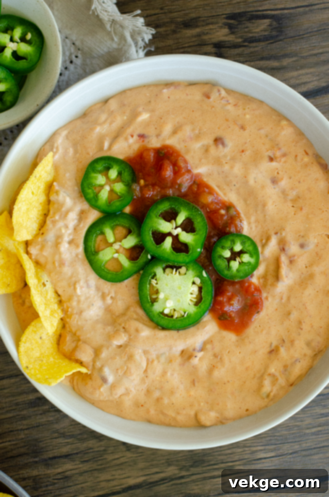 Jake's Signature Cream Cheese Bean Dip 6 Cream Cheese Bean Dip with fresh toppings