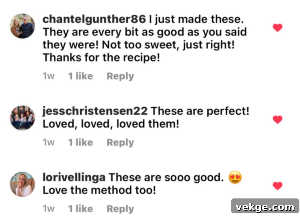 Perfectly Moist Chocolate Banana Muffins 8 Positive customer testimonial 4 for chocolate banana muffins, praising them as a go-to recipe.