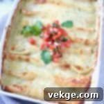 Ultimate Chicken Enchiladas 4 Soft tortillas filled with chicken and cheese