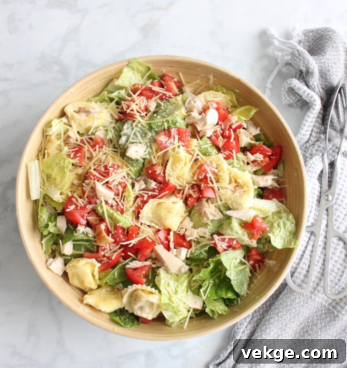 Ultimate Chicken Tortellini Caesar 5 Tortellini Chicken Caesar Salad