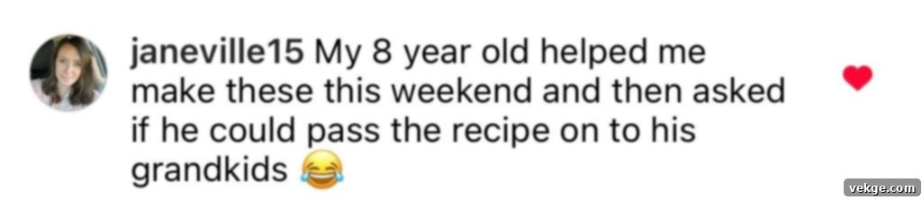 Effortlessly Divine Cinnamon Rolls 19 Testimonial expressing immense satisfaction with the cinnamon roll recipe.