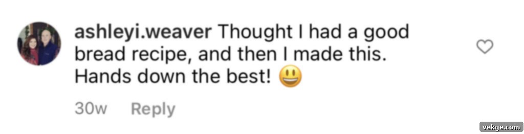 Timeless White Loaf 20 Testimonial 1 for white sandwich bread