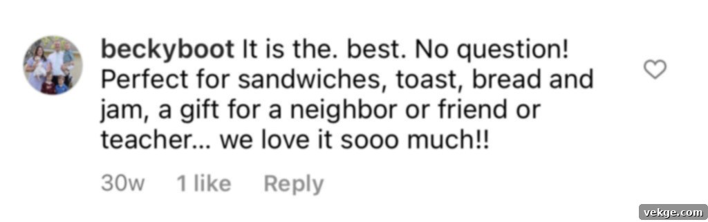 Timeless White Loaf 27 Testimonial 8 for white sandwich bread