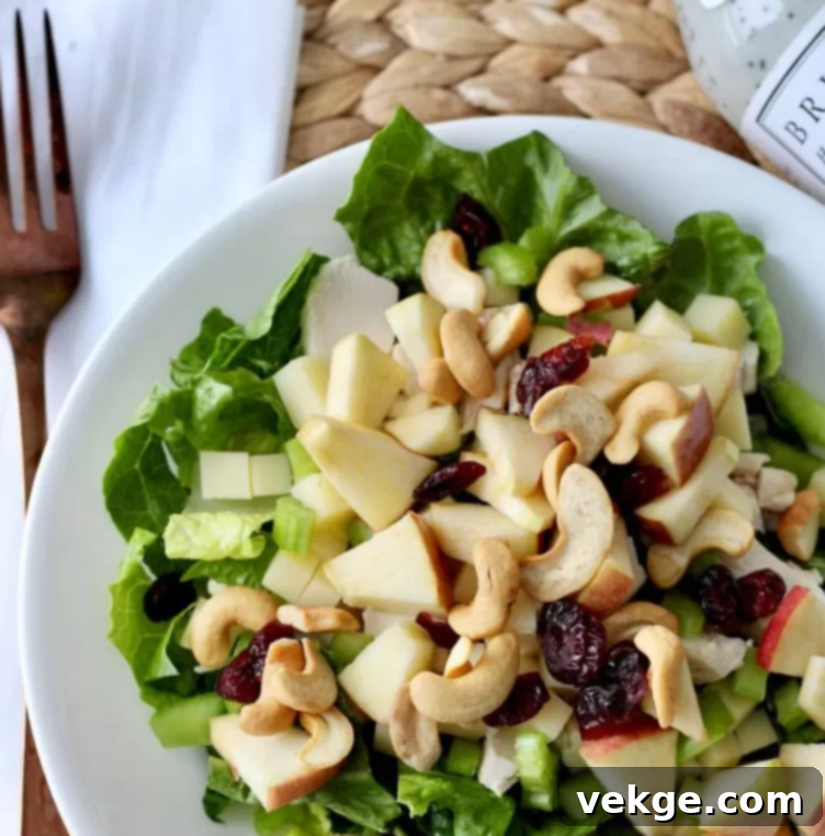 Minnesota Harvest Salad 3 Prepared Minnesota Salad with all ingredients visible, ready to serve