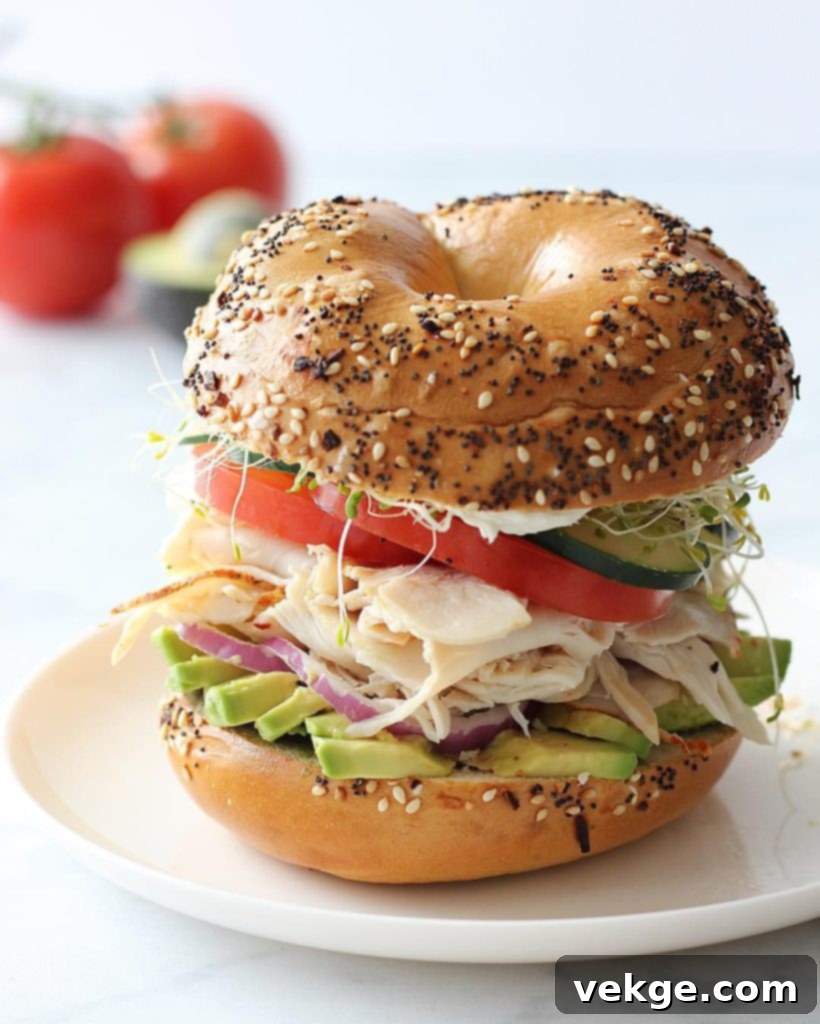 Everything Bagel Bliss 2 Delicious Everything Bagel Sandwich