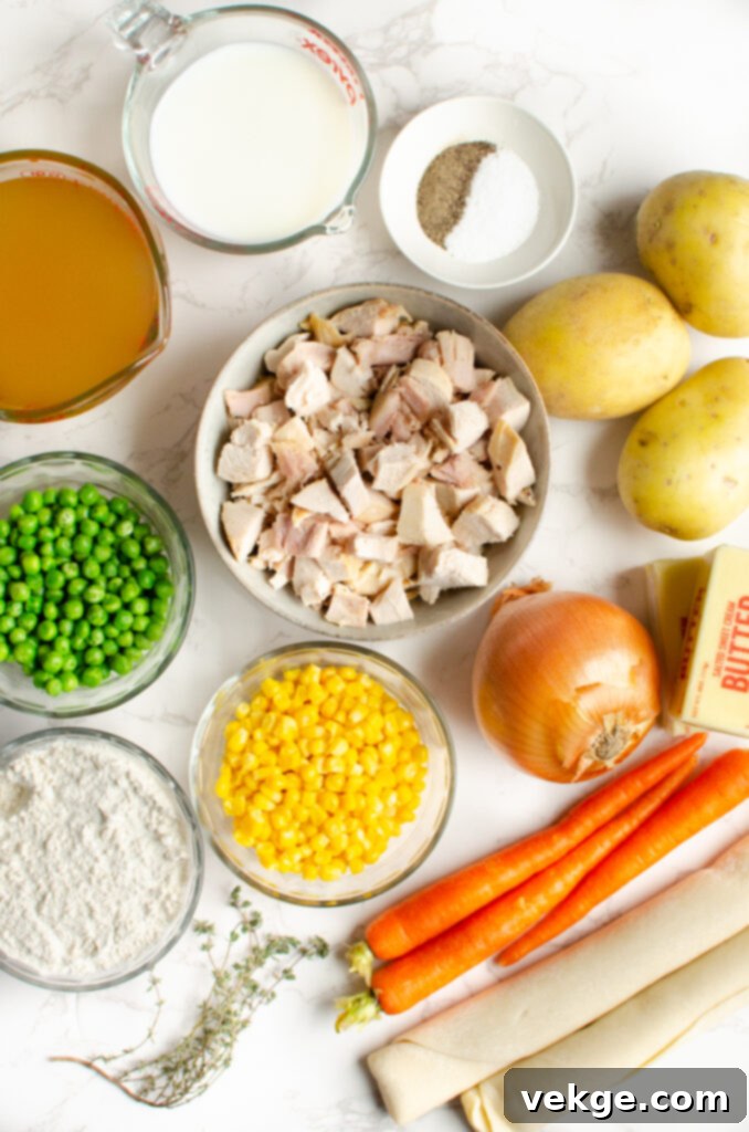 Ultimate Weeknight Chicken Pot Pie 3 easy chicken pot pie